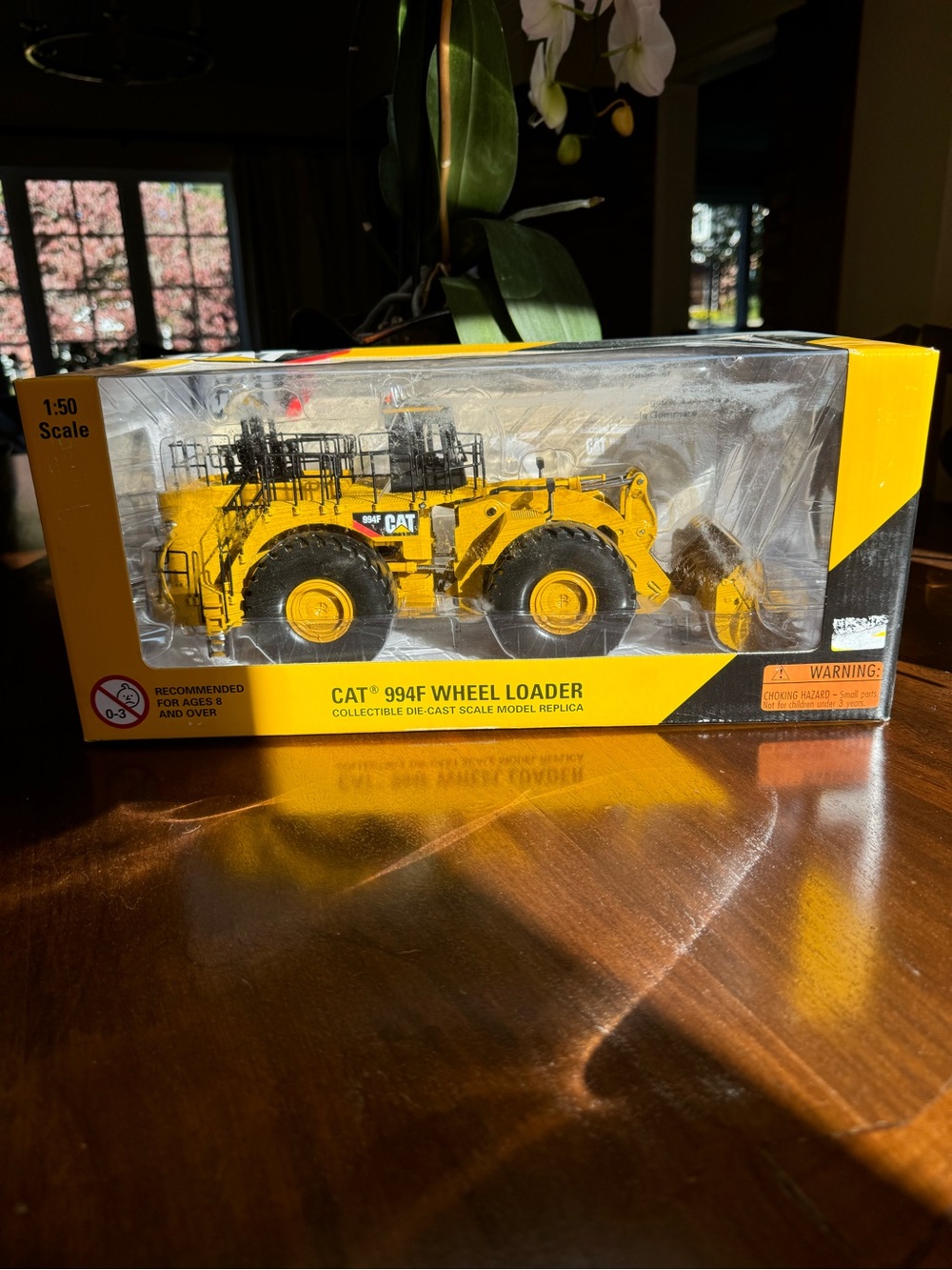 CAT 994F Wheel Loader Diecast Model- Yellow Construction Vehicle